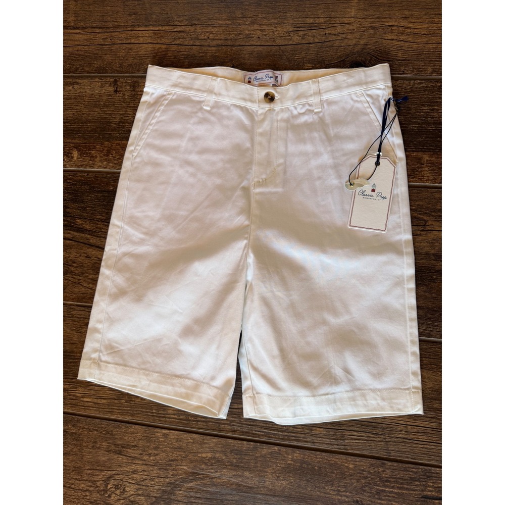 NWT Classic Prep Boys White Chino Shorts